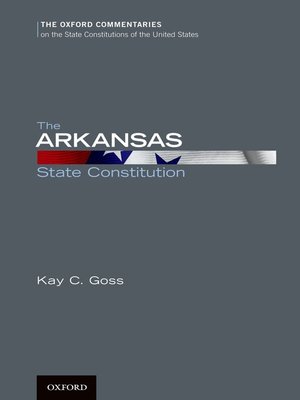 cover image of The Arkansas State Constitution